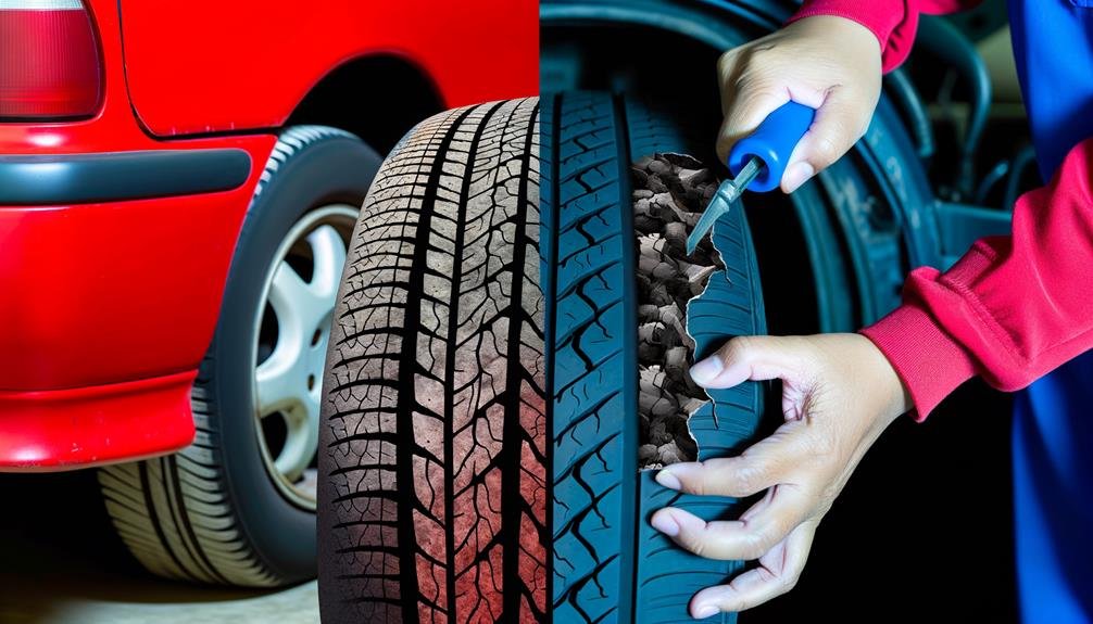 comparing tire repair vs replacement