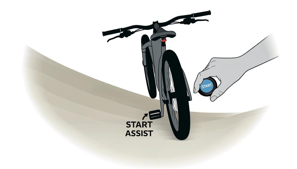 e bike s start assist activation