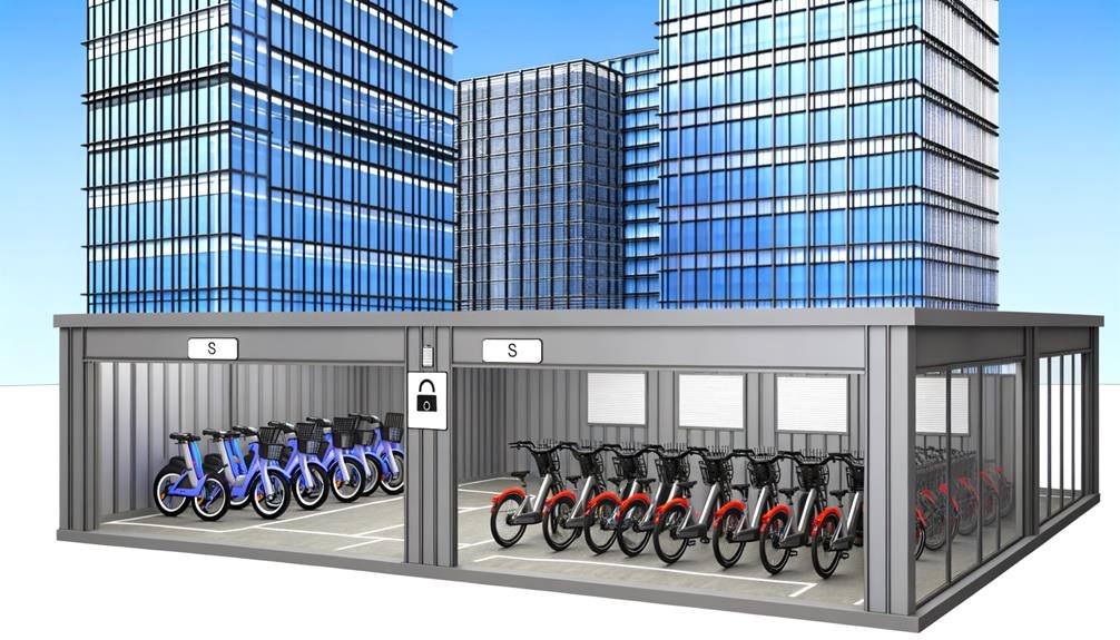 e bike storage at workplaces
