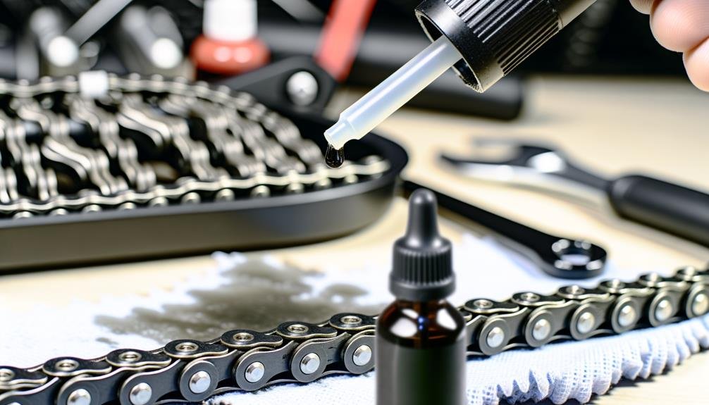 keeping your bike chain clean and well lubricated