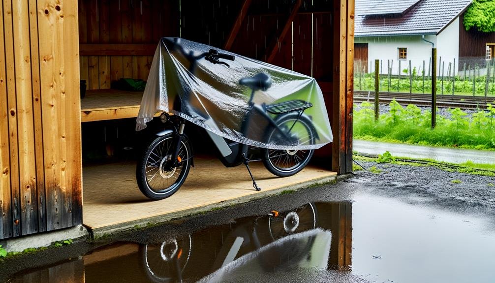 protecting e bikes from rain