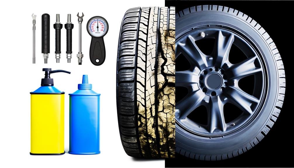rubber tire protection methods