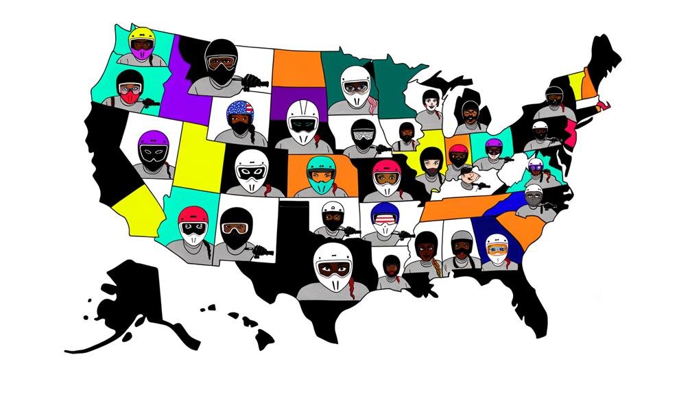 varied helmet laws across states