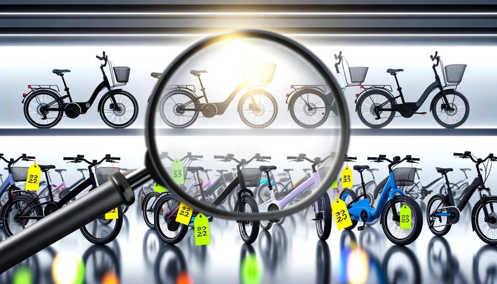evaluating e bike features and pricing
